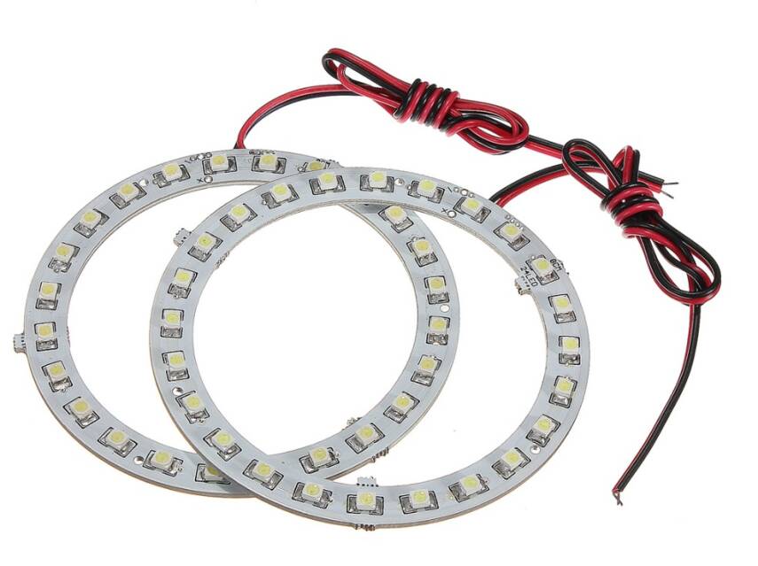 120 Mm Angel Led Halka 2 Li Beyaz - 2