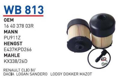 164037803R Renault Cliio Iv Mazot Filitresi Wunder - WUNDER