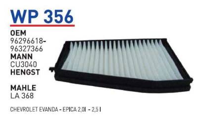 96296618 Chevrolet Epıca Ym Klima Flitresi Wunder - WUNDER