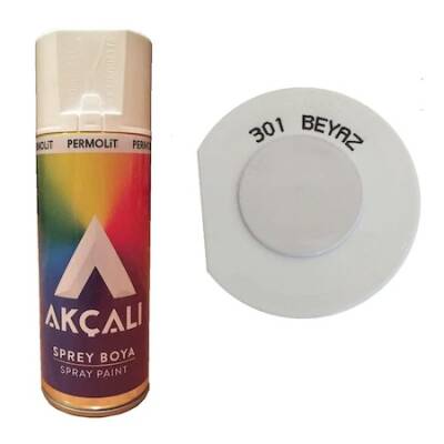 Akçalı Sprey Boya Beyaz 301 400Ml - AKÇALI