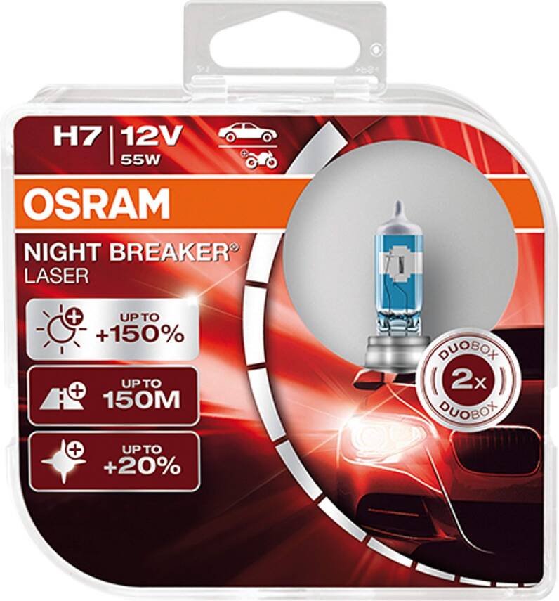 Ampul H7 12V %150 Fazla Işık Osram 64210 Nl - 1