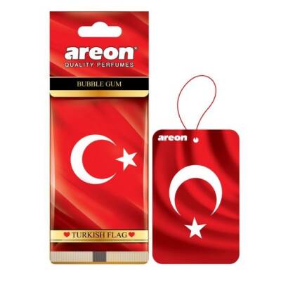 Areon Türk Bayrağı Bubble Gum Oto Araç Kokusu - AREON