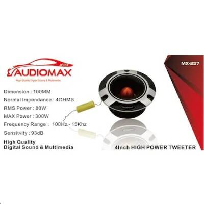 Audiomax Mx257 Tweeter - AUDİOMAX