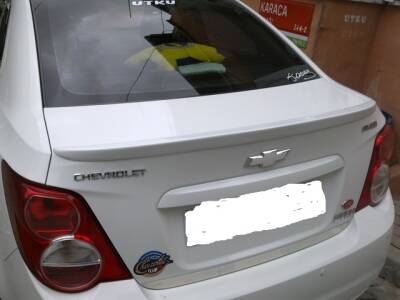 Aveo T300 Sedan Bagaj Üstü Anatomik Spoiler Boyasız - YERLI