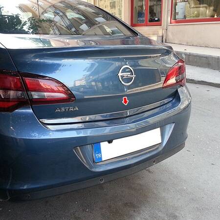 Bagaj Altı Krom Astra J Sedan Paslanmaz Çelik - 2