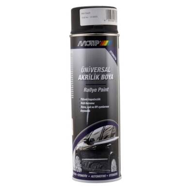 Boya Mat Siyah Universal Sprey 500 Ml Motip - İTHAL