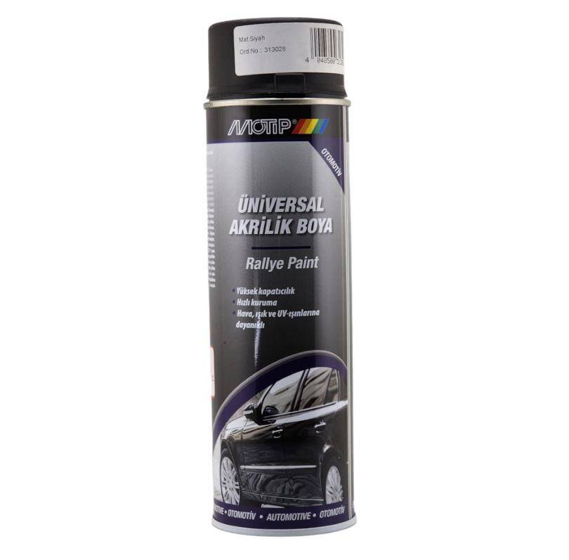 Boya Mat Siyah Universal Sprey 500 Ml Motip - 1
