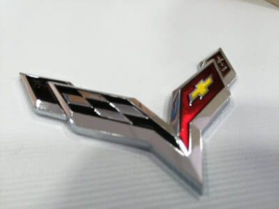 Chevrolet Çamurluk Arma Bayrak Gold/Bronz - 1