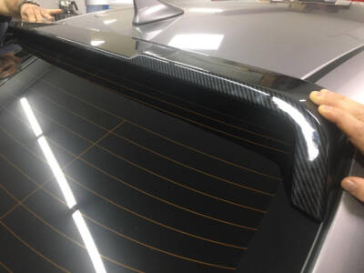 Corolla 2019 Cam Üstü Spoiler 7D Karbon - 3