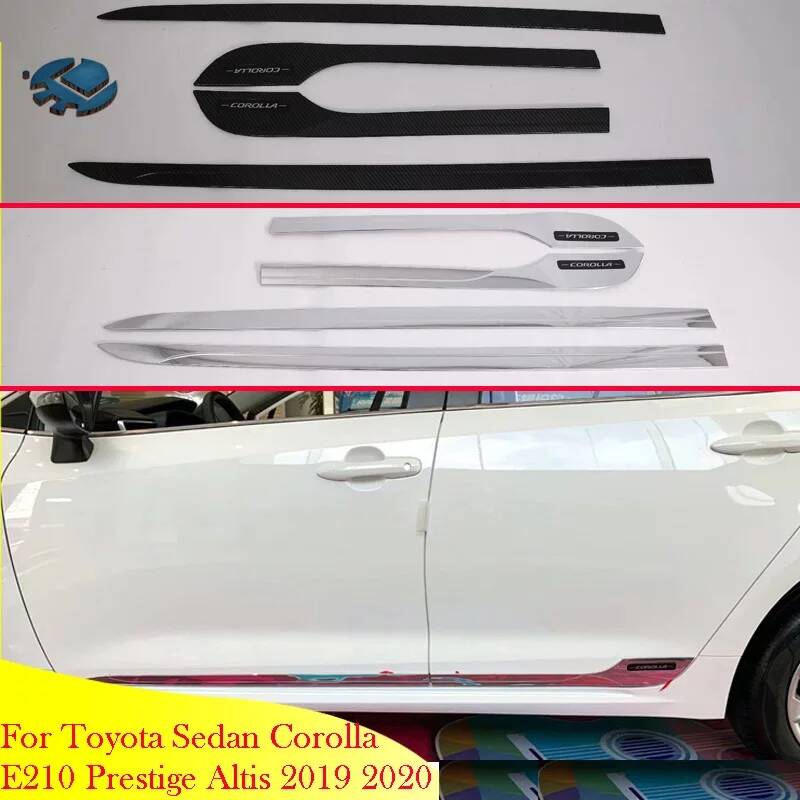 Corolla 2019 Sonrası Yan Kapı Alt Koruma Krom Takım - 2
