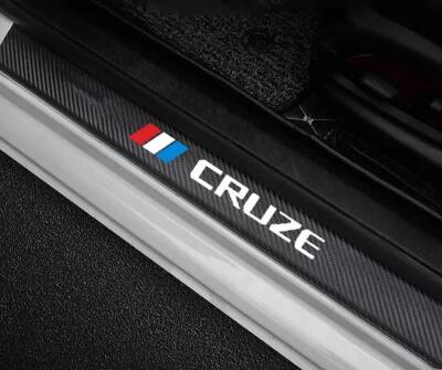 Cruze Eşik Kaplama Sticker Karbon M Model 4 Lü Hb/Sedan - 4