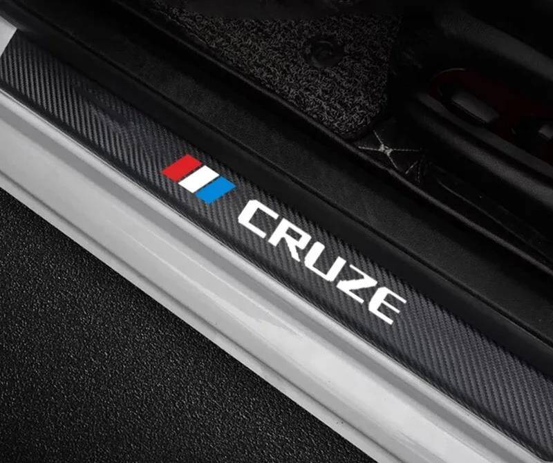 Cruze Eşik Kaplama Sticker Karbon M Model 4 Lü Hb/Sedan - 4