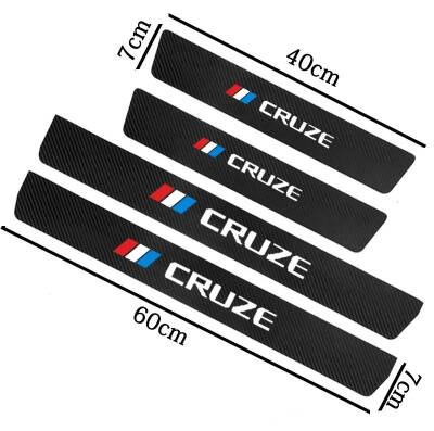 Cruze Eşik Kaplama Sticker Karbon M Model 4 Lü Hb/Sedan - 1