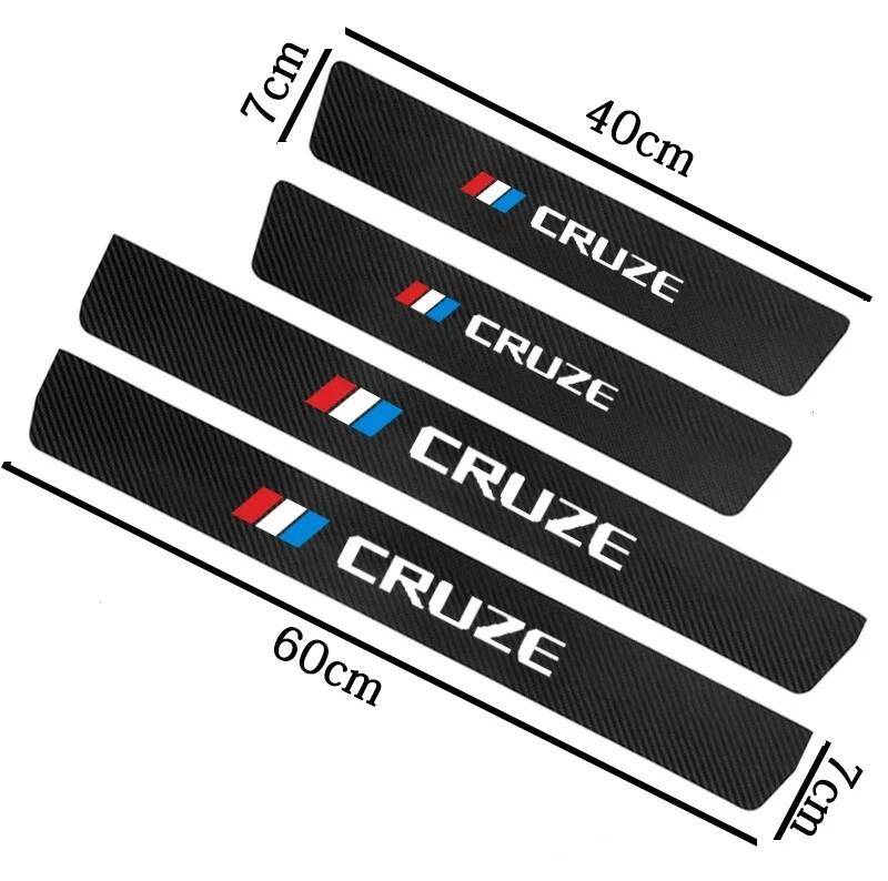 Cruze Eşik Kaplama Sticker Karbon M Model 4 Lü Hb/Sedan - 1