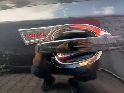 Cruze Hb Sedan Kapı Kol Açma Koruma Krom Cruze Yazılı Set 4Lü - 2