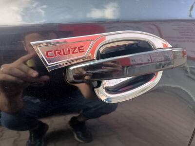 Cruze Hb Sedan Kapı Kol Açma Koruma Krom Cruze Yazılı Set 4Lü - 3