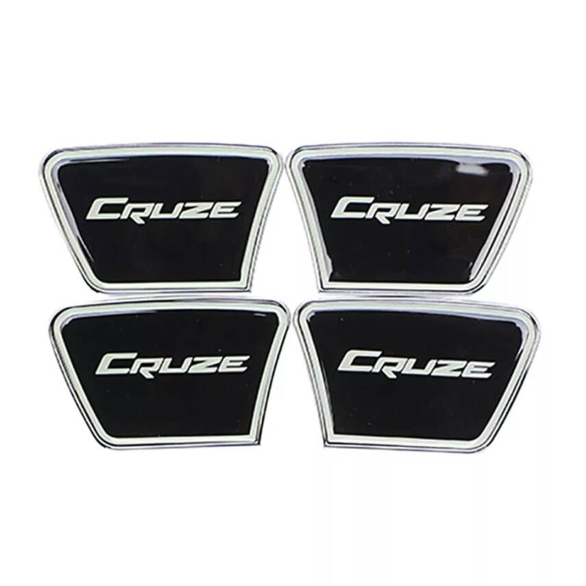 Cruze İç Açma Kapak Fosforlu Siyah Yazılı 4 Lü Set - 1