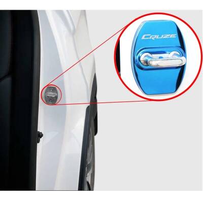 Cruze Kapı Kilit Koruma Kapağı 4 Prc Krom - 6