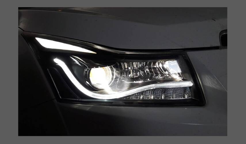 Cruze Kaşlı Bi Xenon Far Seti Sağ Sol - 4