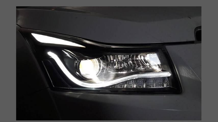Cruze Kaşlı Bi Xenon Far Seti Sağ Sol - 5