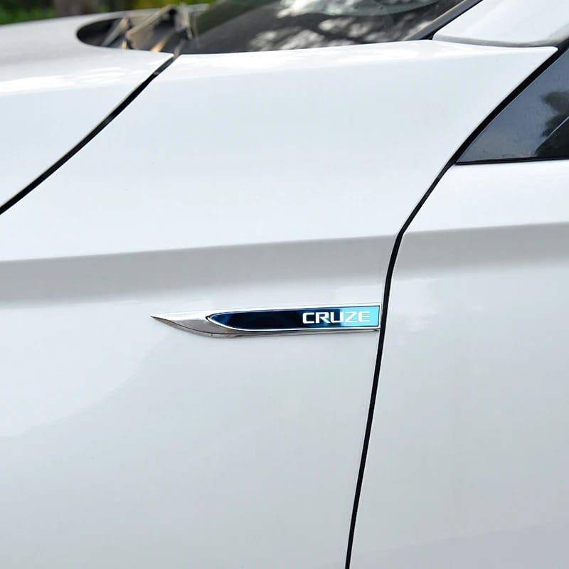 Cruze Metal Çamurluk Krom Vent Özel Ürün Takım 2 Li Kırmızı - 3