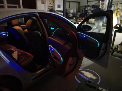 Kapı Altı Hayalet Logo Chevrolet Pilli - 6