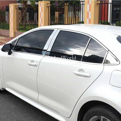 Kapı Direk Komple Krom Kaplama Set Corolla 2019 Sonrası E210 Kasa 16 Prc - 5