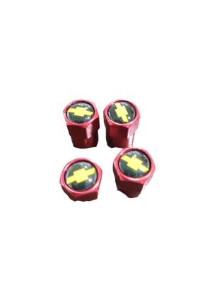 Lastik Sibob Kapak Chevrolet Kırmızı 4 Lü Set Metal Şık - 2