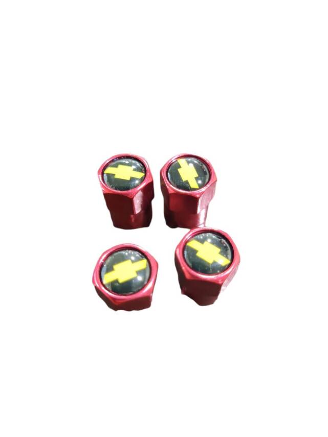 Lastik Sibob Kapak Chevrolet Kırmızı 4 Lü Set Metal Şık - 2