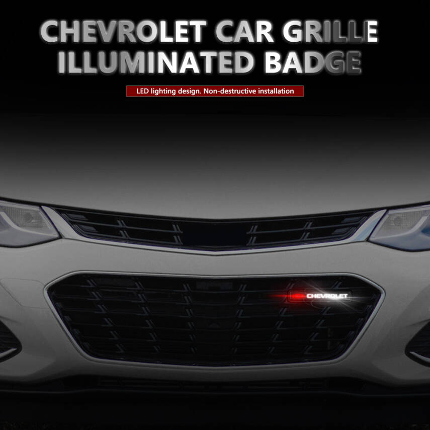 Led Panjur Işıklı Arma Chevrolet Yazısı Panjur Arma Özel - 1