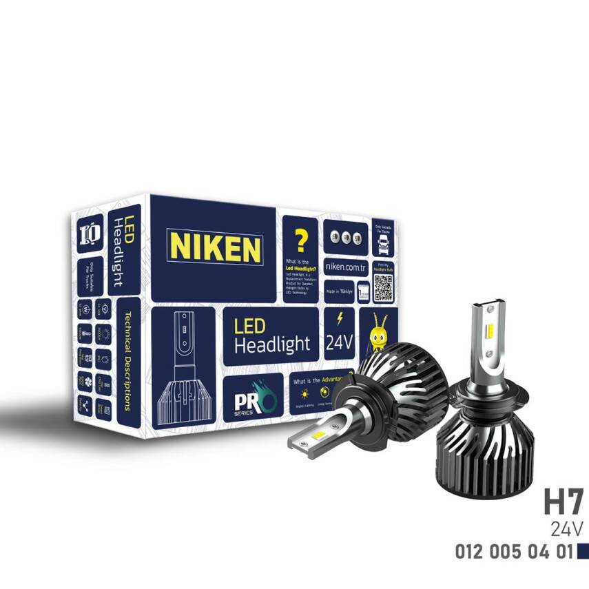 Led Xenon Pro Serisi H7 NİKEN - 1