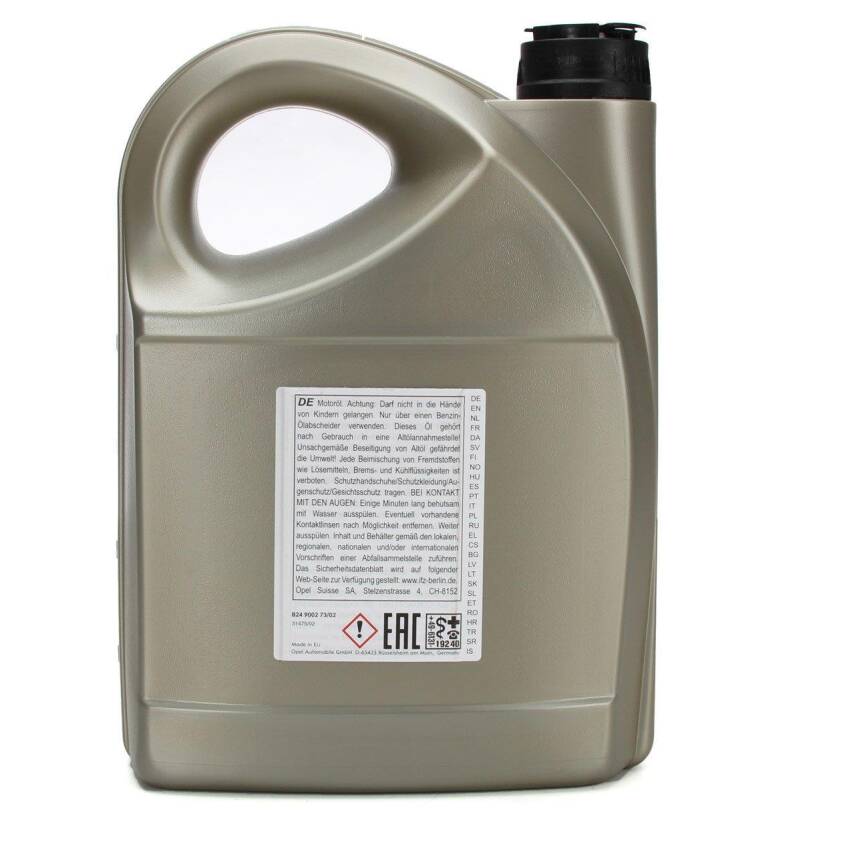 Motor Yağı Dexos 1 Gen2 5W30 5 Lt Gm Yurt Dışı - 1