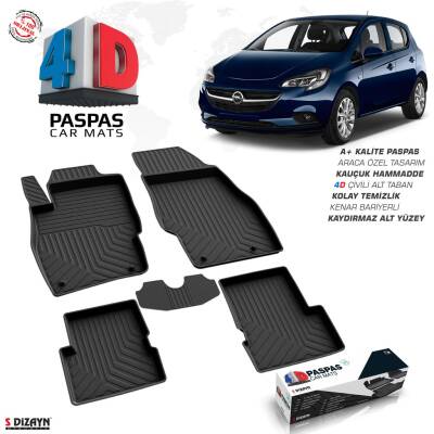 Opel Corsa E 4D Havuzlu Paspas Omsa - OMSA