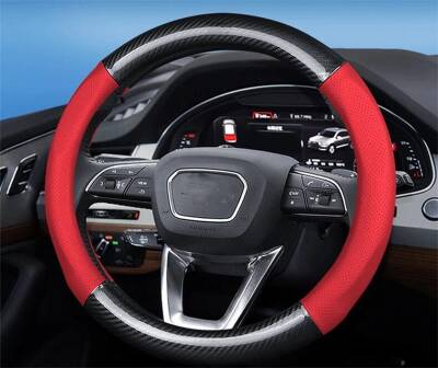 Özel Tasarım İthal M Direksiyon Kılıfı Hyundai Kırmızı - 5