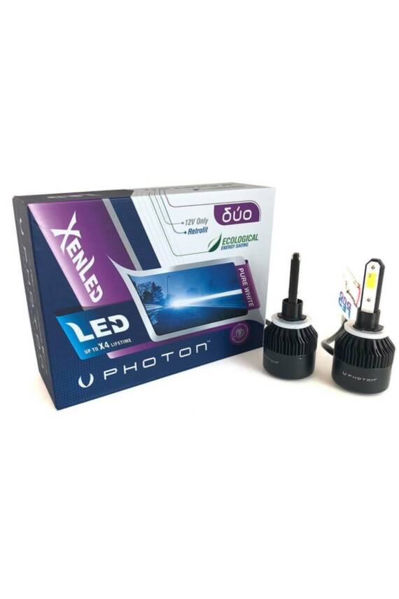 Photon Duo H27 12V Led Headlight Photon Led Takım - 1