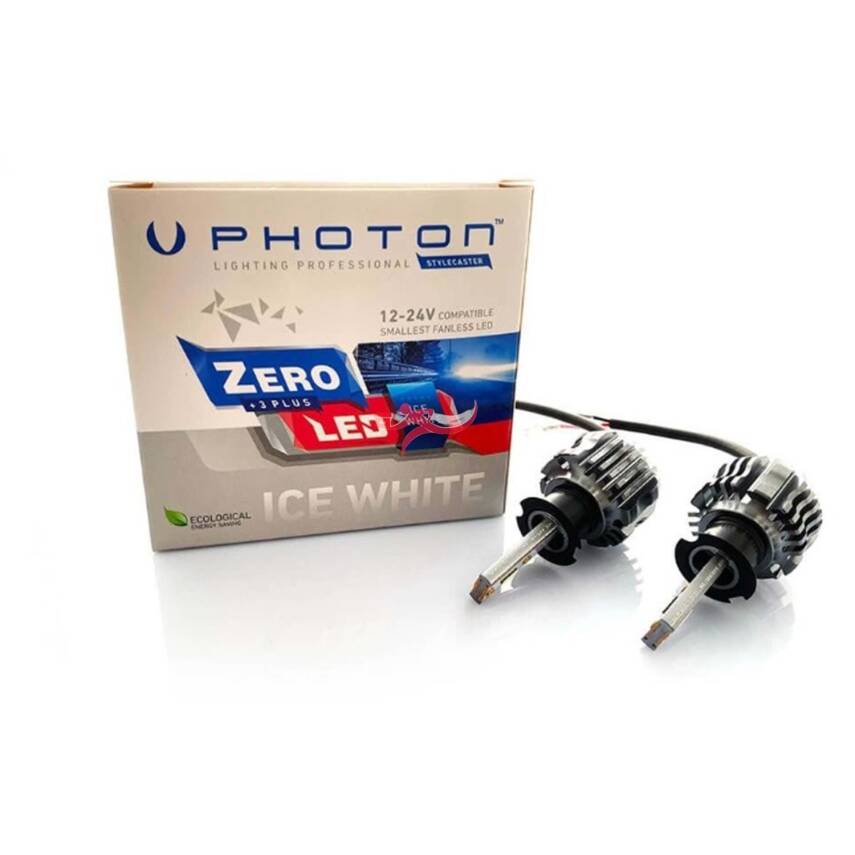Photon Zero H7+3 Plus Fansız Led 12V-24V Zr3727 Takım 2Li - 1