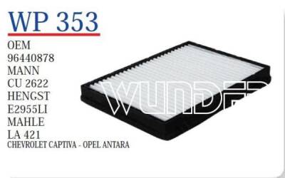 Polen Filtresi Captiva C100 Antara - WUNDER
