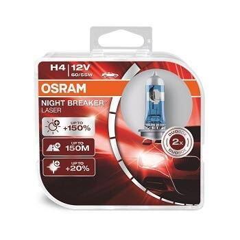 Set Ampul H4 12V %150 Fazla Işık Osram 64193 Nl Hcb - İTHAL