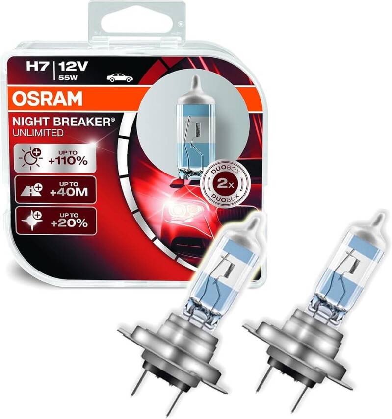 Set Ampül H7 12V %150 Fazla Işık Osram 64210 Nl Hcb - 1