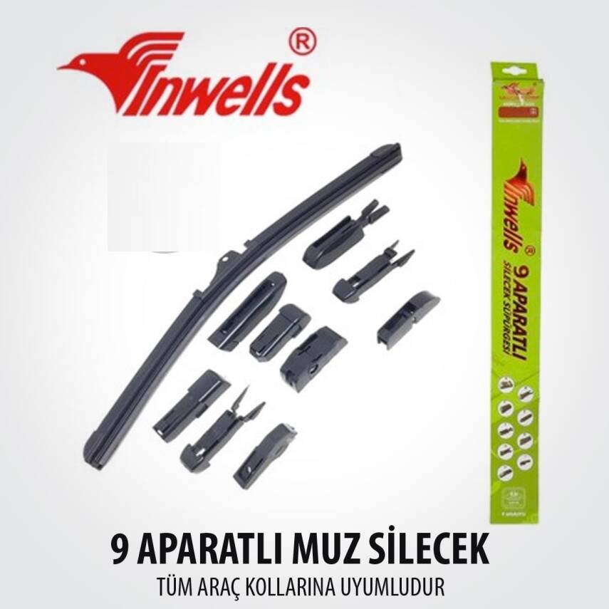 Silecek 9 Aparatlı 430 Mm Muz Tip Inwells - 1
