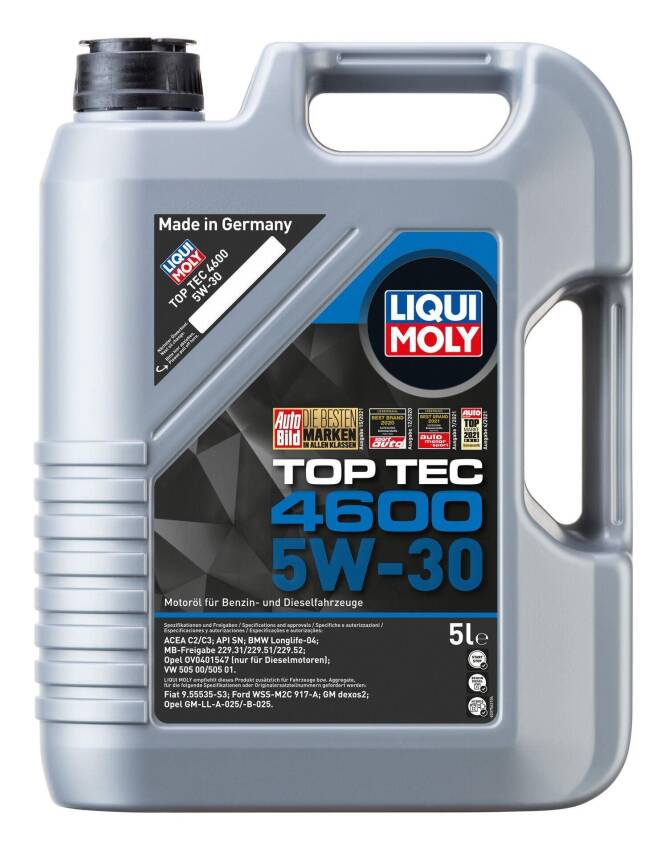 Top Tec 4600 Dexos 2 5W-30 Motor Yağı (5 Litre)	Liqui Moly - 1