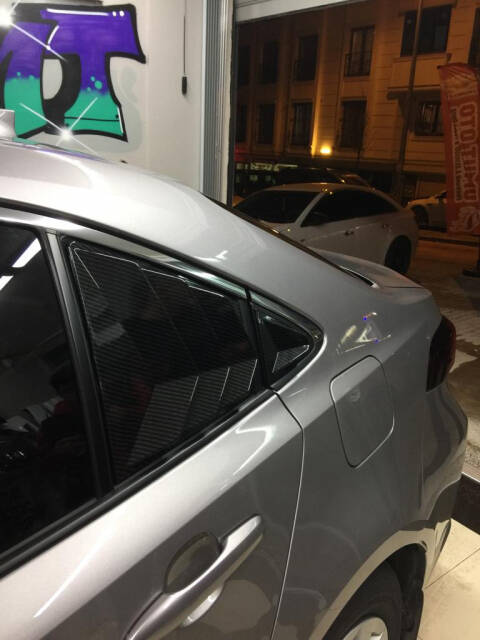 Toyota Corolla 2019 Arka Kelebek Cam Kaplama Spoiler - 4