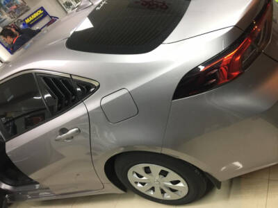 Toyota Corolla 2019 Arka Kelebek Cam Kaplama Spoiler 7D Karbon - 2