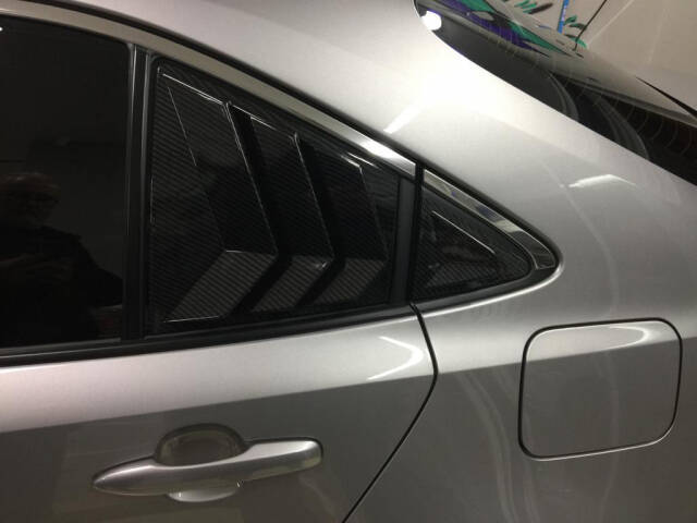 Toyota Corolla 2019 Arka Kelebek Cam Kaplama Spoiler Mat Siyah - 3