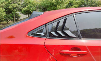 Toyota Corolla 2019 Arka Kelebek Cam Kaplama Spoiler Parlak Siyah - 2