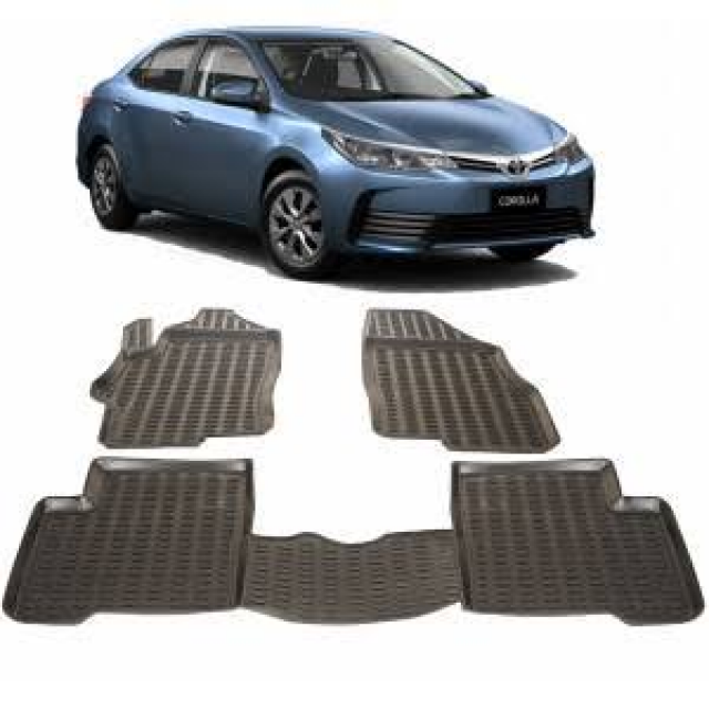 Toyota Corolla 2019 İç Paspas 3D Havuzlu Paspas Seti - 1