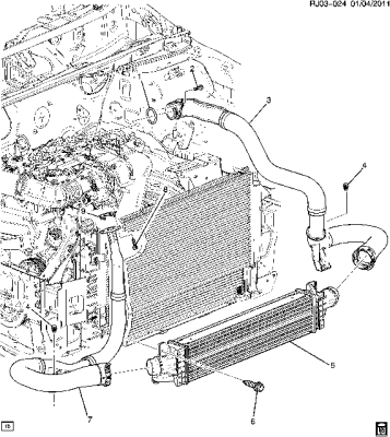 Turbo İntercool Radyatörü Aveo T300 1.3 Dizel Muadil - 1